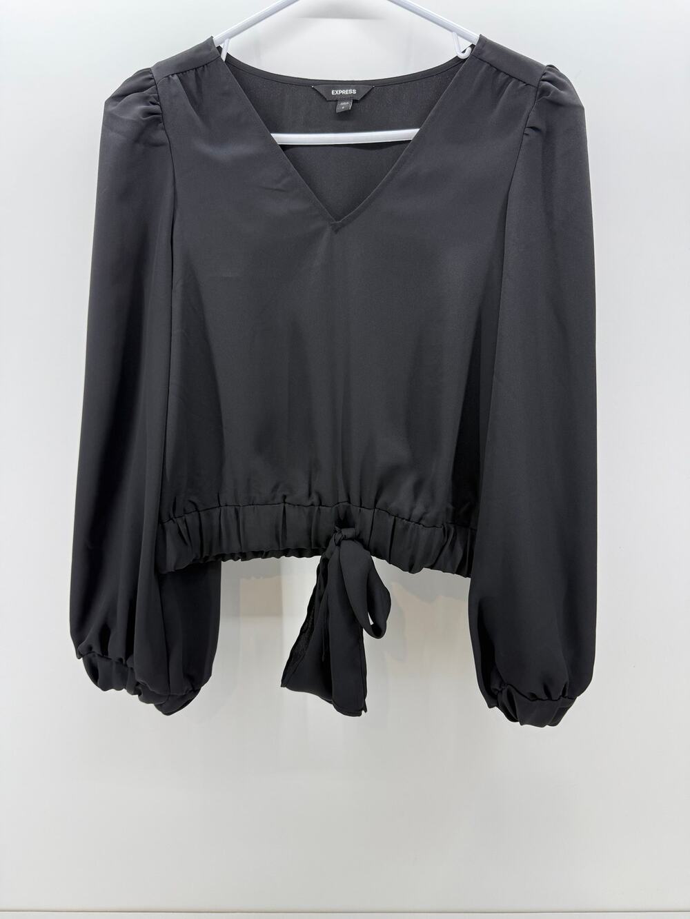 Express Long Sleeve V-Neck Blouse